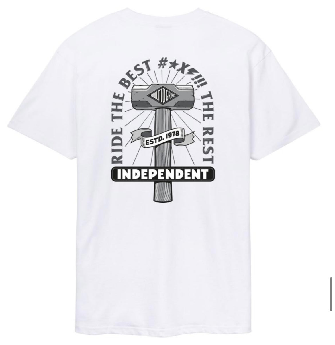 Independent rtb sledge  T-Shirt vit unisex